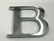 Cobalt Boats Emblem Raised Chrome Letter "B" / Decals 2" Tall, used for sale  Shipping to South Africa