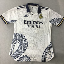 Usado, Kit de camisetas de fútbol americano del dragón del Real Madrid talla XL blancas para casa segunda mano  Embacar hacia Argentina