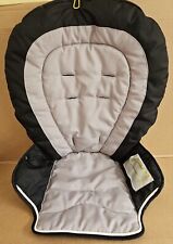 Graco Duodiner DLX 6 in 1 Seat Pad Cover Cushion Black +  Gray  Lot D Stained for sale  Shipping to South Africa