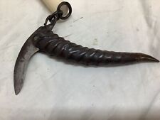 Used, Vintage Sailor Rigging Rope Pocket Knife Marlin Spike Horn Handle for sale  Cumming