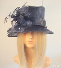 navy blue wedding hats for sale  DUNS