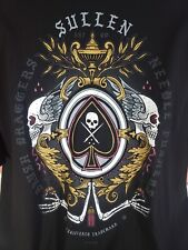 Sullen Watkins Crest Skull Spade Brush Scroll Art Tattoo Inked Mens T Shirt 5XL for sale  Shipping to South Africa