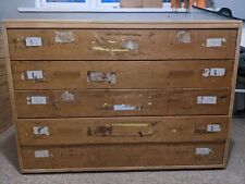 Wooden plan chest for sale  PULBOROUGH