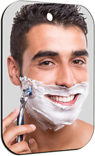 Usado, Espelho de barbear, espelhos de chuveiro inquebráveis, (médio, pacote com 2 (6 polegadas X8 polegadas) B comprar usado  Enviando para Brazil