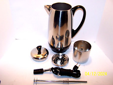 Vtg Farberware Superfast Automatic Percolator  12Cup Coffee Maker Stainless 142B for sale  Shipping to South Africa