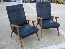 Occasion, fauteuils vintage guariche pied compas no prouvé année 50 60 70 a identifier d'occasion  La Rochelle