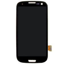 Conjunto de digitalizador LCD para Galaxy S III preto aftermarket vidro frontal toque  comprar usado  Enviando para Brazil