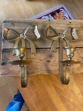 Pair vintage brass for sale  LIVERPOOL