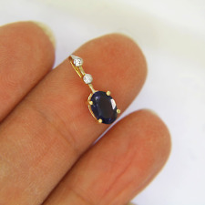9ct Gold Tanzanite Zircon Pendant for sale  Shipping to South Africa