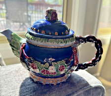 Nouveau majolica teapot for sale  Newark