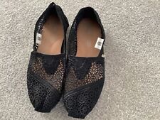 Womens toms size for sale  SWINDON