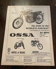 Ossa motorcycle full for sale  Lynn Haven