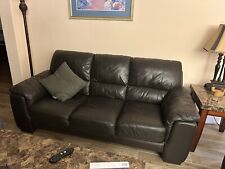 espresso leather sofa for sale  Bonita Springs