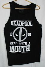 Camisa sin mangas estilo baloncesto Marvel Deadpool Merc con boca Med algodón bla segunda mano  Embacar hacia Argentina