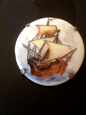 Ancienne broche porcelaine d'occasion  France