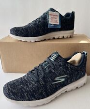 Tenis Bungee Skechers GOwalk True Sky Clásicas Lavables Azul Marino Para Mujer 7.5 Nuevas, usado segunda mano  Embacar hacia Argentina