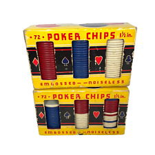 Embossed noiseless poker for sale  Saint Paul