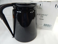 Usado, Garrafa térmica de substituição Keurig 2.0 preta com tampa cromada cabo prata comprar usado  Enviando para Brazil