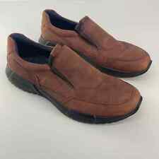 Usado, Mocassim masculino de couro marrom Ecco tamanho 15 sapatos casuais comprar usado  Enviando para Brazil