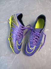 NIKE HYPERVENOM PURPLE/YELLOW FOOTBALL BOOTS SIZE UK 7.5 EUR 42 for sale  Shipping to South Africa