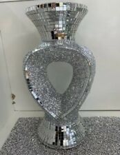 Silver heart vase for sale  HAYES