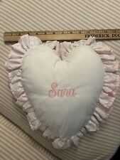 Sara embroidered heart for sale  East Brunswick