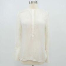 Equipo Blusa Camisa 100% Seda Mujer XS Kenley Marfil Blanco segunda mano  Embacar hacia Argentina