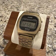 Vintage Casio Relógio de Quartzo Tom Dourado Masculino Digital AQ3406, usado comprar usado  Enviando para Brazil