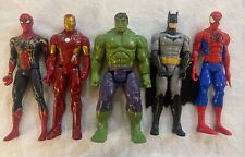 Personajes de superhéroes Spider-Man, Batman, Hulk, Iron Man - figuras de 11 pulgadas de Marvel segunda mano  Embacar hacia Argentina