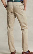 Polo Ralph Lauren Men's Stretch Slim-Fit Chino Trouser Khaki-Tan RRP £175 for sale  Shipping to South Africa