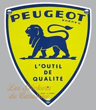 STICKER LOGO PEUGEOT FRERES LION AUTOCOLLANT GARAGE VOITURE  9cm PA373 d'occasion  Châtillon