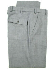 Pantalones de vestir de lana Zanella Danny para hombre gris a rayas frente plano talla 31 31x31 segunda mano  Embacar hacia Argentina