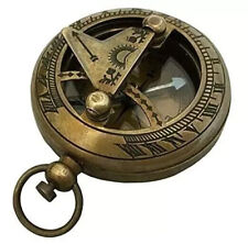 Brass sundial compass for sale  Shipping to Ireland