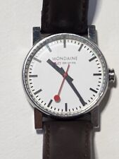 Relógio suíço automático Mondaine Railway mostrador branco comprar usado  Enviando para Brazil
