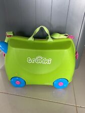 Green trunkie suitcase for sale  BURY ST. EDMUNDS