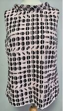 PRINCIPLES BEN DE LISI SIZE 12 BLUSH PINK MULTI SLEEVELESS BLOUSE BNWOT BARGAIN for sale  Shipping to South Africa