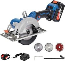 DongCheng 20V Max Cordless Circular Saw, with 3 Blades(5''), Brushless, 6700 RPM for sale  Shipping to South Africa