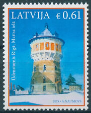 Conjunto de selos de arquitetura torres torre de água Matisa Street 1v Letônia 2019 MNH Riga comprar usado  Enviando para Brazil