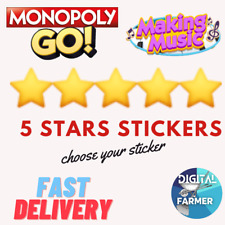 Monopoly stars stickers d'occasion  Expédié en Belgium