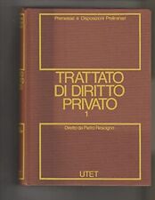Trattato diritto privato usato  Italia