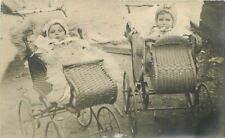 Cartão postal foto RPPC C-1910 carrinhos infantis de vime 22-4571 comprar usado  Enviando para Brazil