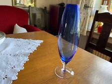 Glas vase blau gebraucht kaufen  Bremen