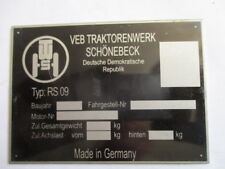 Typenschild traktor fortschrit gebraucht kaufen  Deutschland