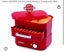 Salton Red Hot Dog Steamer HD1905 Salton HD1905 061283114792 Red for sale  Shipping to South Africa