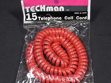 Teléfono en espiral Teléfono Teléfono Cable RJ11 Rojo 15' HOGAR LÍNEA TERRESTRE ESPIRAL ROJO BRILLANTE , usado segunda mano  Embacar hacia Argentina