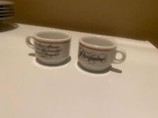 2 Pasquini small espresso cups excellent 2 1/2 x 1 3/4 for sale  Shipping to South Africa