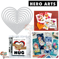 Hero arts hearts for sale  Shipping to Ireland