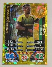 Tarjeta de intercambio de cricket Mitchell Johnson lámina dorada Copa Mundial Attax no firmada, usado segunda mano  Embacar hacia Argentina