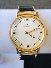 Vintage Hamilton 17 jewels Wrist Watch 16k gold gold electro plated 688 running for sale  Shipping to South Africa