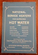 Calentadores de agua caliente National Pipe Bending Company 1920 catálogo comercial 24 placas segunda mano  Embacar hacia Mexico